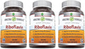 Amazing Formulas Riboflavin 400 mg Capsules | Vitamin B2 Supplement | Non-GMO | Gluten Free | Made in USA (120 Count | 3 Pack)