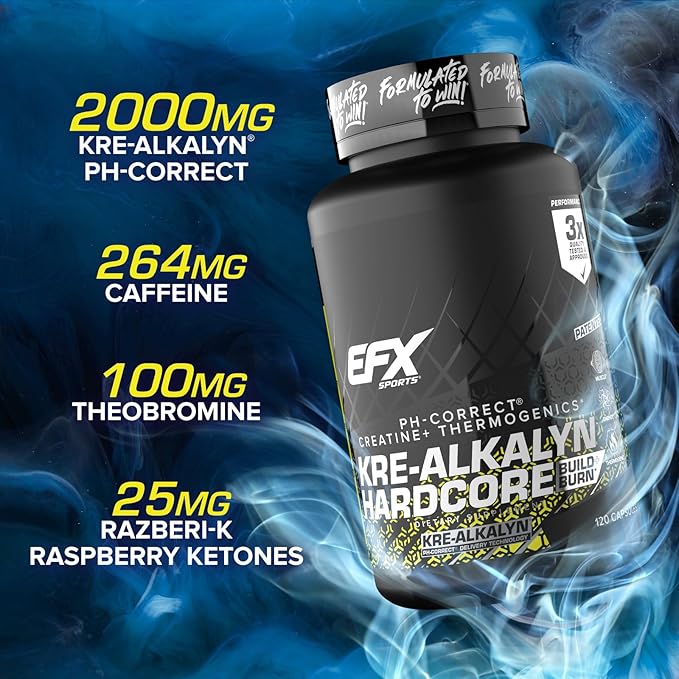 EFX Sports Kre-Alkalyn Hardcore 120 Capsules