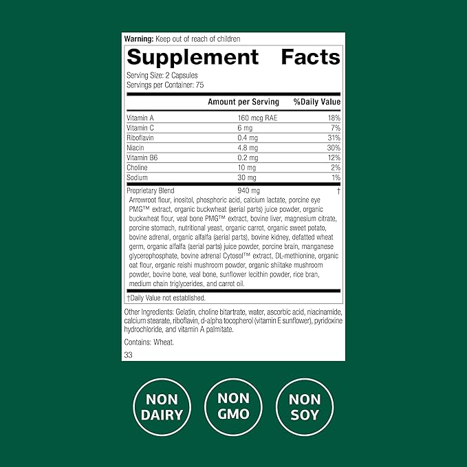 Standard Process Inc. Iplex - Whole Food Vascular Supplement Eye Health and Eye Support with Shiitake Mushroom Phosphoric Acid Rice Bran Organic Carrot Arrowroot Flour Alfalfa - 150 Capsules