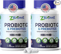 Prebiotics and Probiotics for Men &amp Women – 60 Billion CFU with 10 Strains – Pre and Probiotics with Acidophilus for Immune Gut Health Digestive Support ConstipationDiarrhea Gas &amp Bloatin