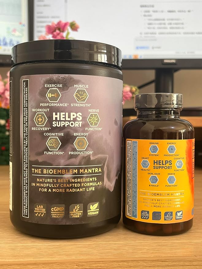 BioEmblem Vitamin B-Complex and Creatine Monohydrate Powder