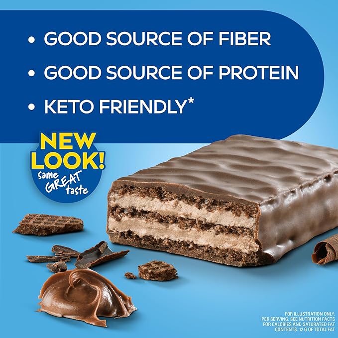 Atkins Iced Coffee Vanilla Latte Protein Shake 15g Protein 4g Net Carb Keto Friendly &amp Chocolate Crème Protein Wafer Crisps 10g Protein 4g Net Carb 5 Count