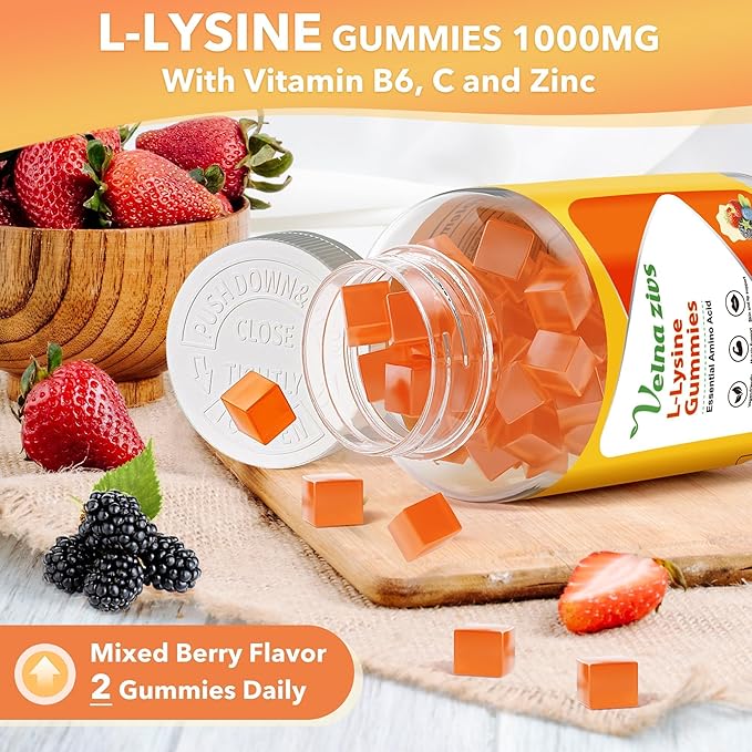 Magnesium Taurate Gummies and L-Lysine Gummies