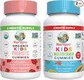 MaryRuth Organics Multivitamin and Probiotic Gummies (Strawberry) for Kids | Clean Label Project Verified® | Vitamins for Gut Health Immunity &amp Overall Wellness | Vegan Non-GMO Gluten Free