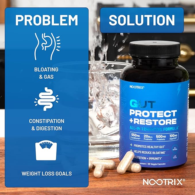 Nootrix Cortisol Stabilizer and Manager &amp Gut Health Support