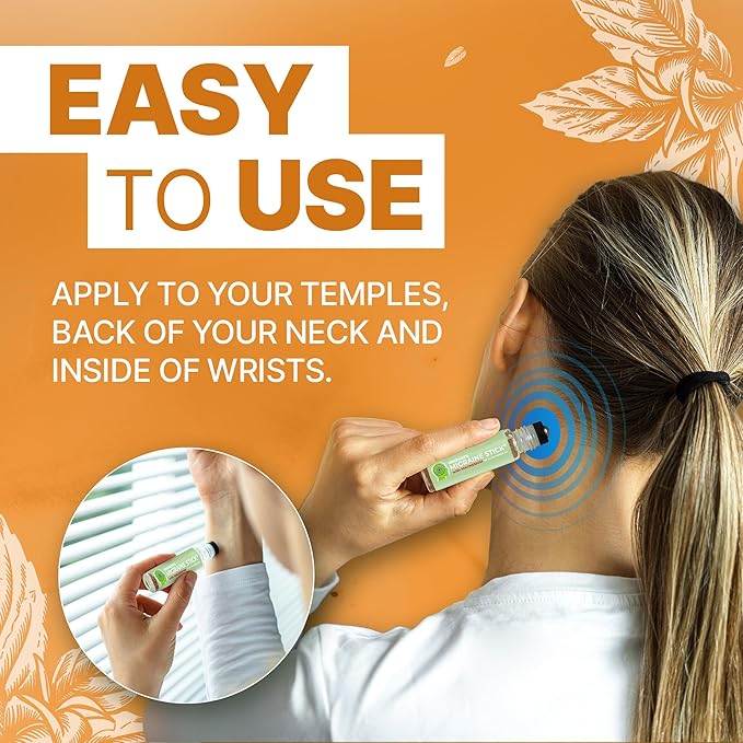 Migrastil Migraine Stick with Magnesium &amp Topical Magnesium Cream Bundle