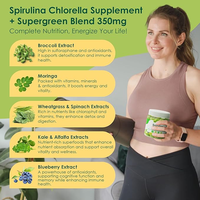 Organic Spirulina Chlorella Gummies + Kids Calcium Gummies
