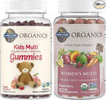 Garden of Life Organic Kids &amp Women's Gummy Vitamins Cherry &amp Berry 120 Count