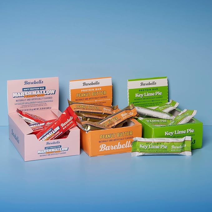 Barebells New On The Block Bundle (3 Mix Pack) – 36 Total Bars High Protein Snacks with 16g and 20g Protein &amp No Added Sugar – On-the-Go Breakfast or Post-Workout Treat