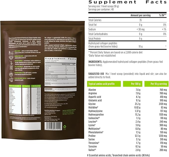 100% Grass-Fed Bovine Collagen Powder + High Absorption Curcumin C3 Complex Sport &amp Recovery Bundle 300% Greater Absorption Curcuminoids with Rapid Uptake by Igennus