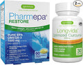Pharmepa Restore &amp Longvida Lipidated Curcumin 500mg Bundle 1000mg Pure EPA Omega-3 Fish Oil &amp Ultra Bioavailable Curcumin by Igennus