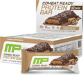 MusclePharm Combat Sport Bar Chocolate Chip Cookie Dough High Protein Bars Combat Cravings Fuel Performance &amp Meet Energy Demands 20g Protein from Whey Protein 5g Fiber Gluten Free 12 Bars