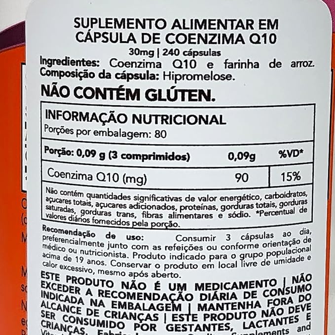Now Foods Coq10 30mg 240 Vcaps