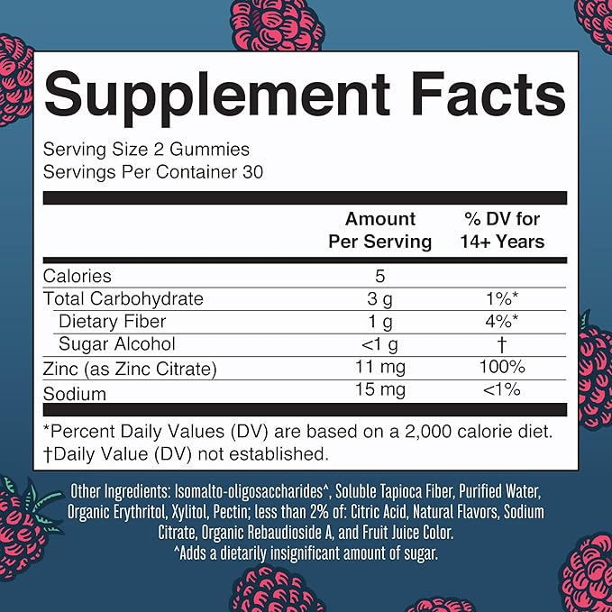 MaryRuth Organics Zinc Gummies (Tart Raspberry) &amp Vitamin D3+B12 Gummies (Strawberry) | Clean Label Project Verified® | Vitamins for Immunity &amp Joint and Bone Health | Vegan Non-GMO No Gelat
