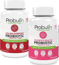 Probulin Women’s Probiotic + Colon Support Bundle – 90 Count Each – Daily Vaginal Digestive &amp Immune Health – 20 Billion CFU Vegan 2-Pack