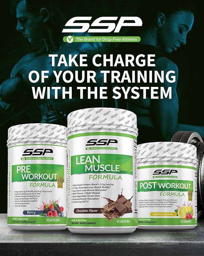 SSP Protein - Whey Isolate &amp Casein with Leucine &amp MCT - Low-Calorie Chocolate Meal Replacement for Lean Muscle Nutrition