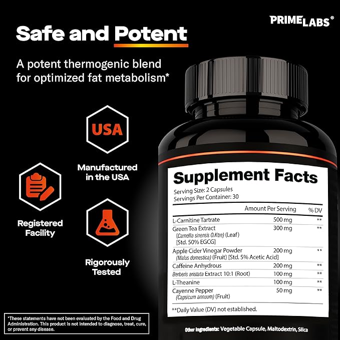 Prime Labs Creatine HCl + Thermogenic Burner