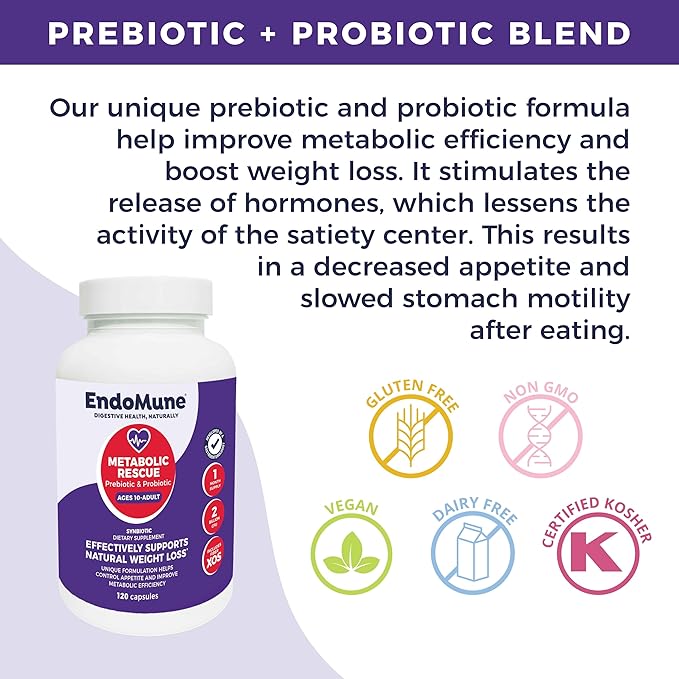 Endomune Advanced Adult Mutil-Strain Probiotic Metabolic Rescue Bundle - 2-Month Supply