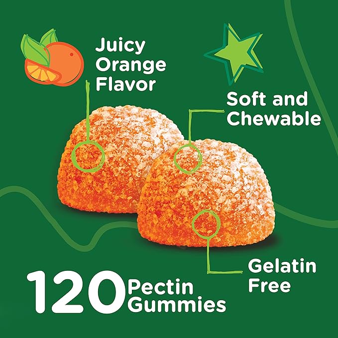 Viteey Zinc for Kids Gummies 10mg with Vitamin C &amp Echinacea - Immune Support Powerful Natural Antioxidant Kids Zinc Vitamin Supplement - Vegan Gelatin Free - Tasty Chewable Orange Flavor Gumm