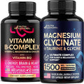 NUTRAHARMONY Vitamin B Complex &amp Magnesium Glycinate with Glycine Capsules