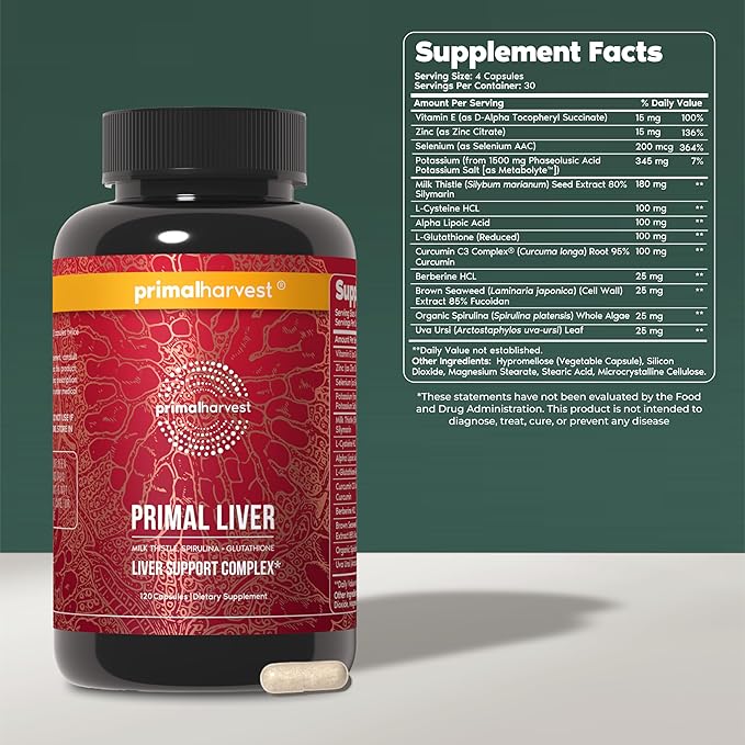 Primal Harvest Daily Two-Step Routine | Ashwagandha + Liver | 2 Pack | 30 Day Supply
