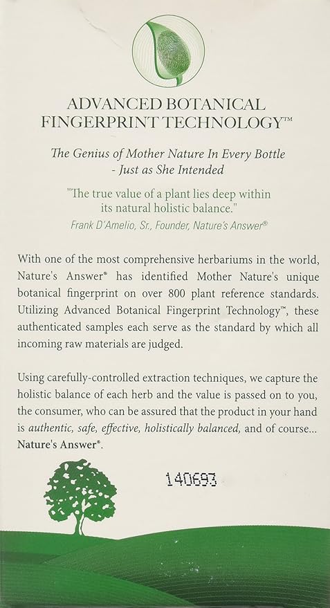 Nature's Answer Milk Thistle Liquid Supplement Capsules Veg Capsules 330 Mg 90 Count | Natural Detoxifier | Supports Healthy Liver Function | Aids with Digestion