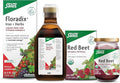 Floradix Iron &amp Herbs (8.5 oz) &amp Salus Red Beet Crystals (7 oz) Bundle - Iron Supplement for Healthy Energy Support* &amp Organic Nutritional Beet Root Drink Mix