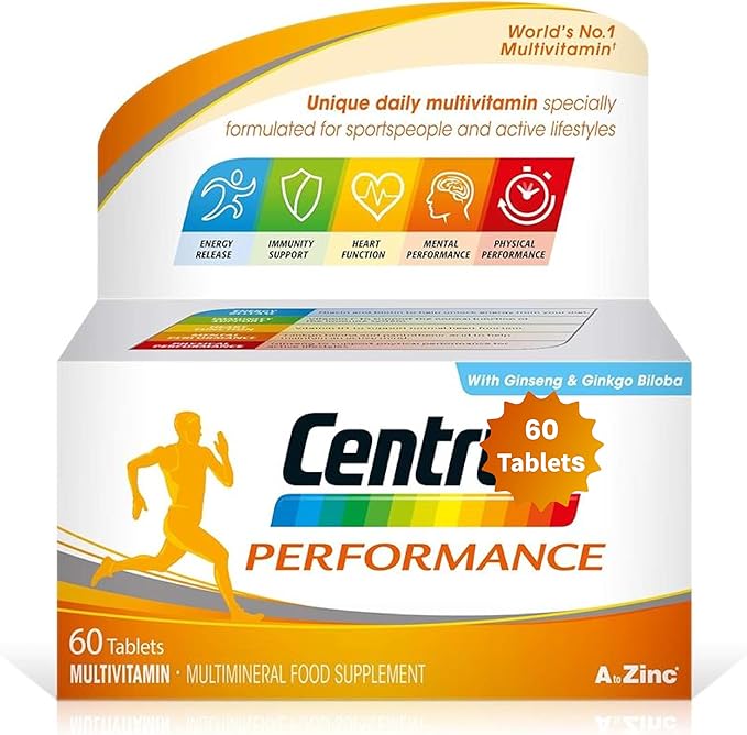 Centrrum Performance - Pack of 60 - Multivitamin Tablets (Pack of 1)