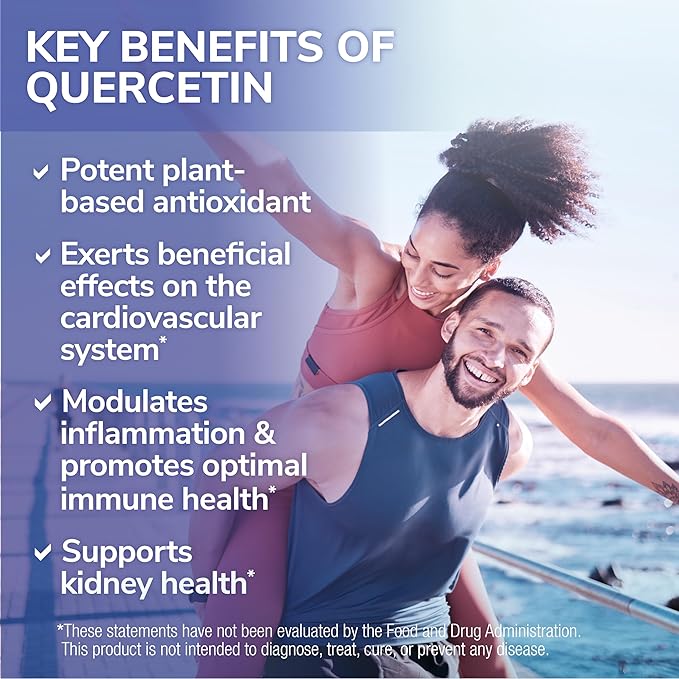 Tesseract Medical Research QuerciSorb SR Immune Support Supplement Sustained Release Quercetin Supports Immune Function and Overall Health Hypoallergenic. 400 mg 90 Capsules