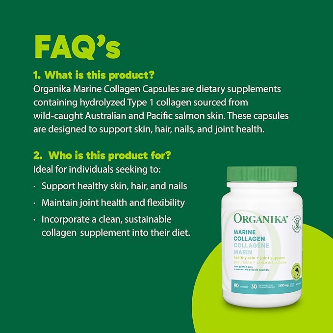 Organika Salmon Collagen 150 mg 90 Count