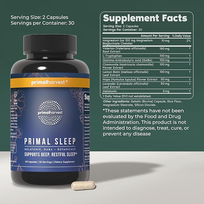 Primal Harvest Daily Two-Step Routine | NAD+ + Sleep | 2 Pack | 30 Day Supply