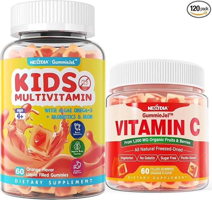 Whole Food Vitamin C Gummies + Kids Multivitamin Gummies