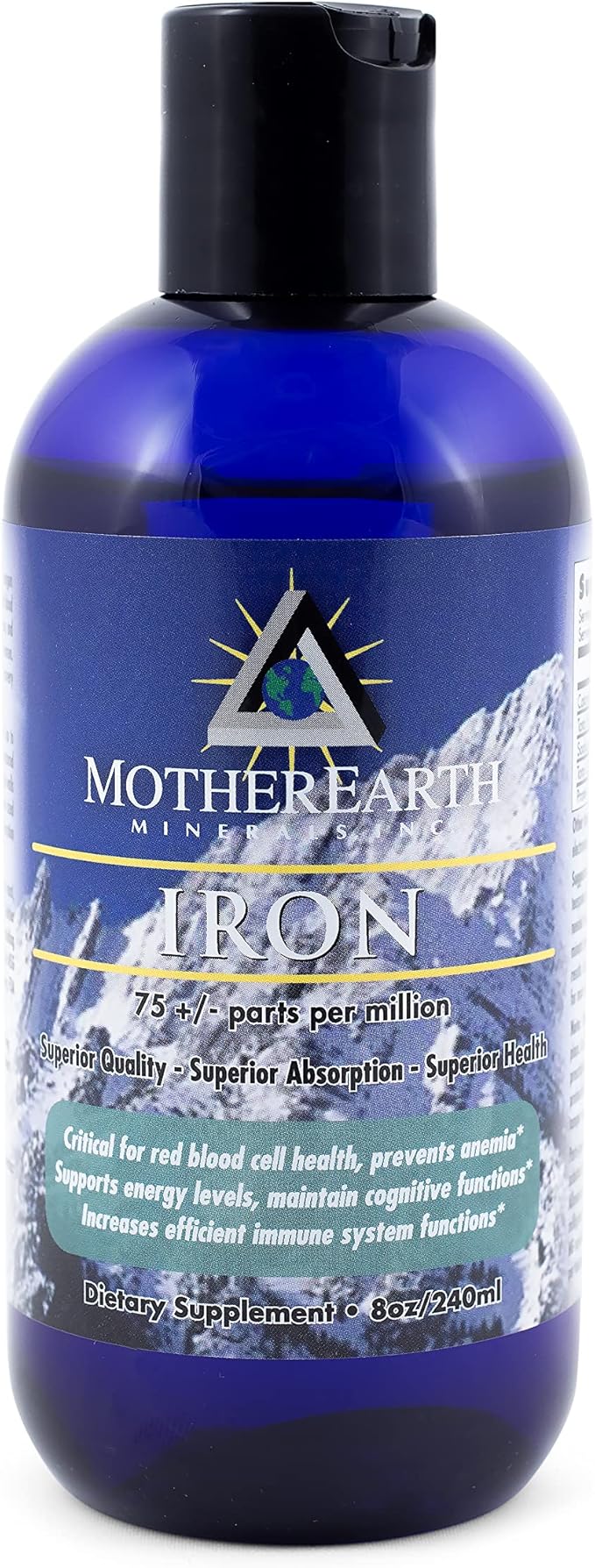 Angstrom Minerals Iron-8 ozs by MotherEarth Minerals