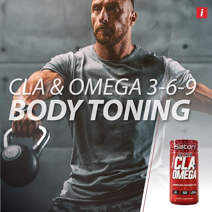 iSatori L-Carnitine LS3 Blue Raspberry 1500mg (32 Servings) Ultra CLA (90 Softgels) Liquid L-Carnitine with Acetyl Omega 3 6 9 Safflower Oil