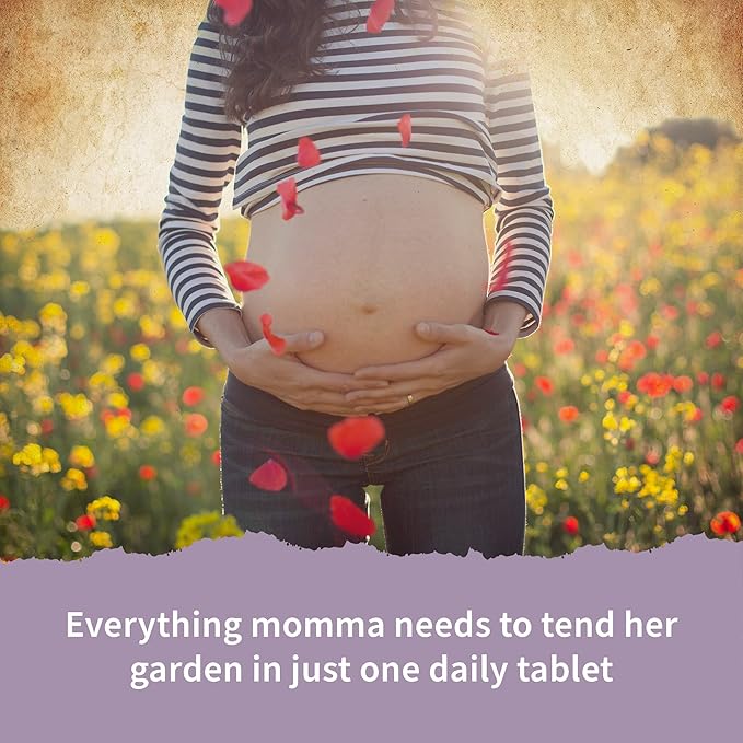 Garden of Life Prenatal Vitamins for Women Organics Folate for Energy &amp Healthy Fetal Development Non-constipating Iron Vitamin C B6 B12 D3 Non-GMO Gluten-Free Vegan 90 Day Supply