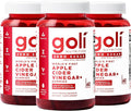Goli Zero Sugar Apple Cider Vinegar Gummies 60 Count Each (3 Pack 180 Total) – ACV with Vitamin B12 &amp Probiotics No Sugar Alcohols Vegan Keto &amp Gluten Free
