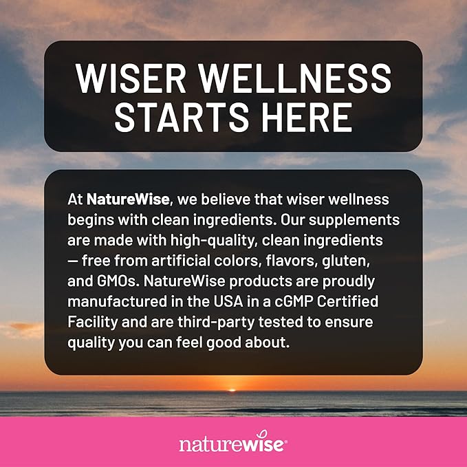 NatureWise Hydrolyzed Liquid Collagen for Women &amp Men 4000mg - Multi Collagen Peptides + Biotin + Vitamin C + Vitamin B Complex &amp Hyaluronic Acid - Mixed Berry - 15.22 fl oz[45 Day Supply]