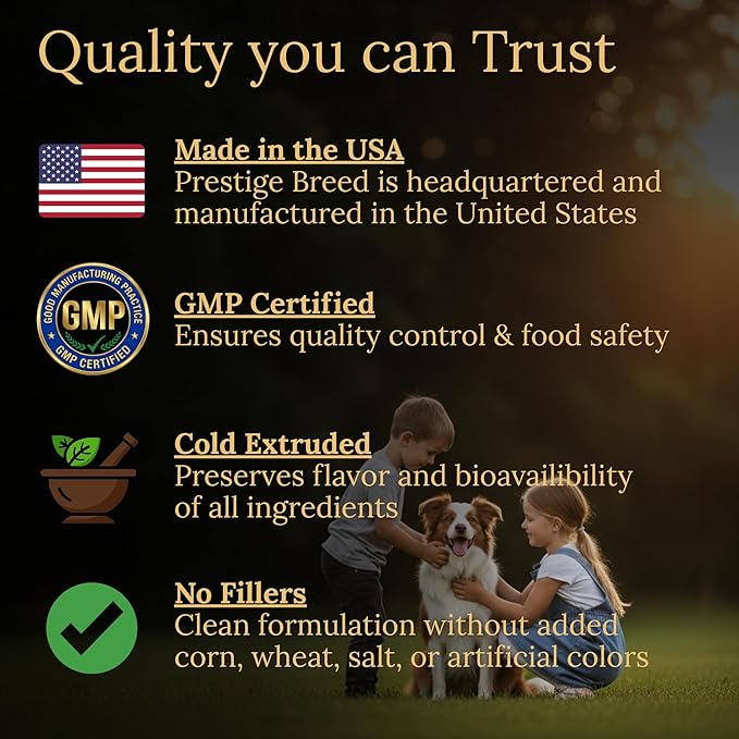 Border Collie Multivitamins 90 Count Made in The USA with Real Bacon
