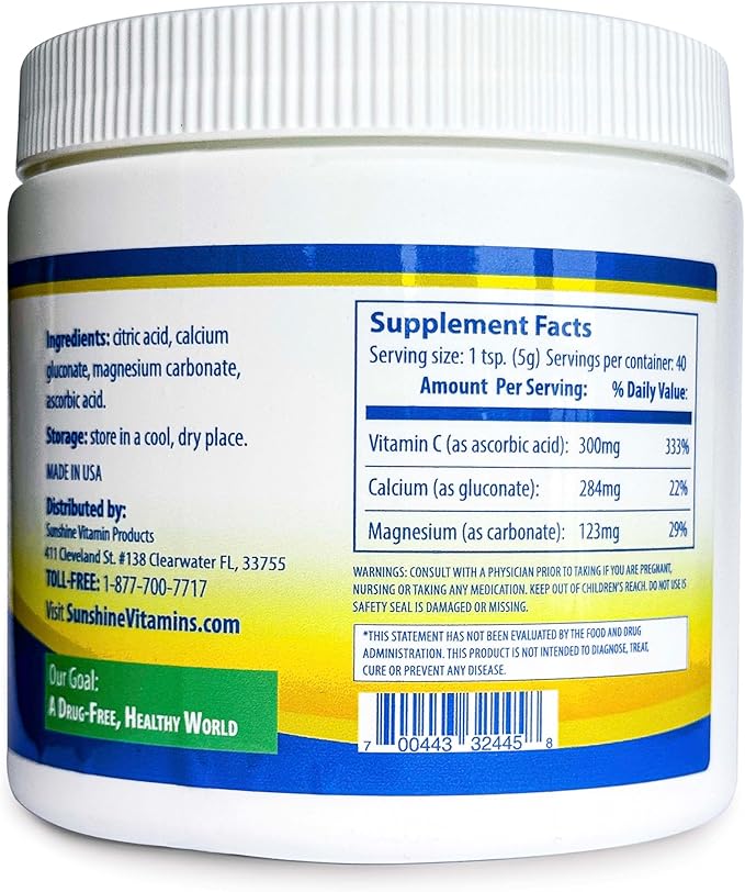 Instant Cal Mag C – Fast-Acting Absorbable Calcium Magnesium and Vitamin C – Replenishes Calcium &amp Magnesium Enhances Body Function &amp Helps Prevent Depletions – Improved Sleep