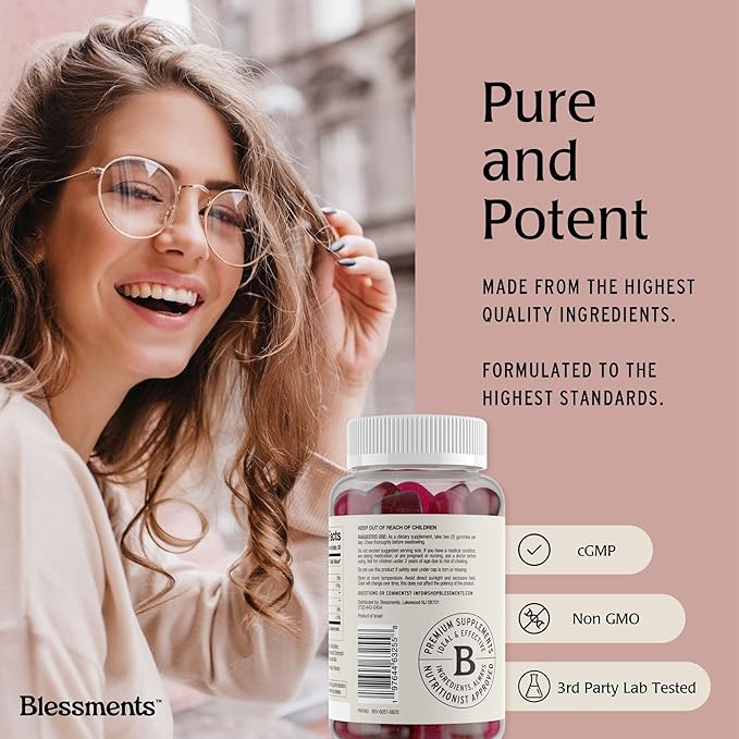 Prebiotic Fiber Gummies for Adults &amp Kids with No Added Sugar- 5g (60 Count-2 Pack) High Fiber Supplement Gummies - Vegan - Keto Friendly - Digestive Health Supplements