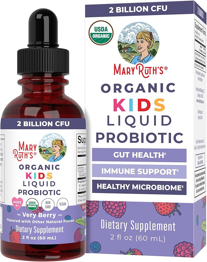 MARYRUTH'S Organics Kids Very Berry Liquid Probiotic 2 FZ