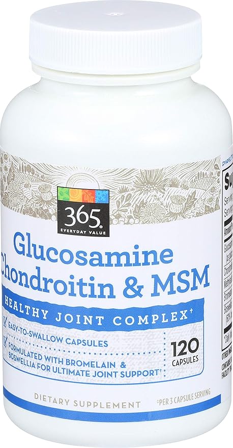 365 by Whole Foods Market Glucosamine Chondroitin &amp MSM 120 ct