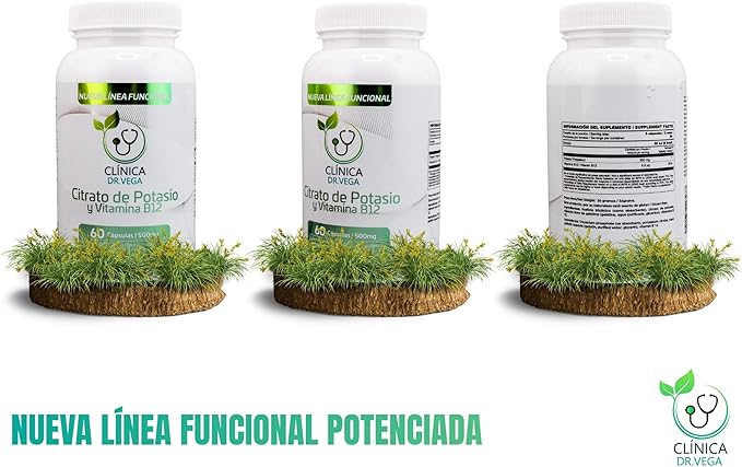 CLINICA DR. Vega Citrato de Potasio y Vitamina B12 60 Capsules (500 mg)