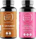Happy Healthy Hippie Vaginal Probiotics for Women &amp Be Grounded Stress Relief