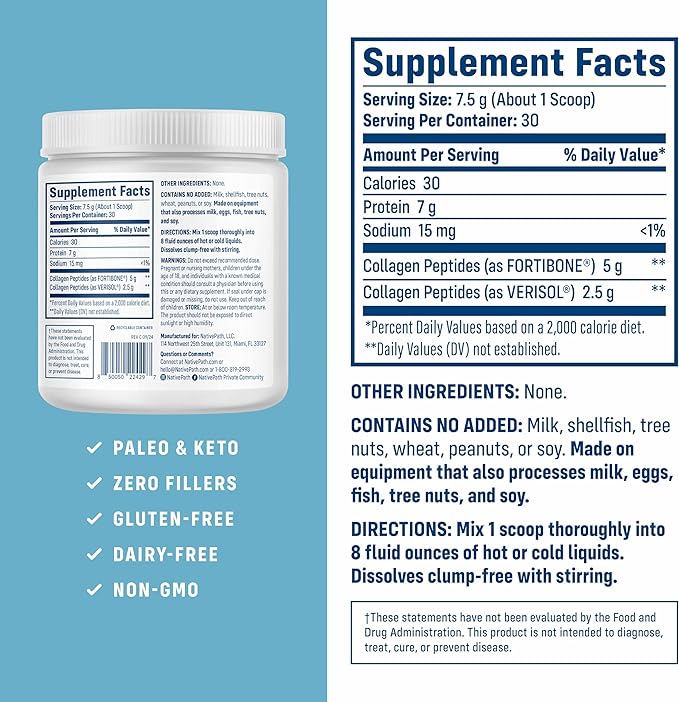 NativePath Bone Health Collagen and Collagen 45 Bundle