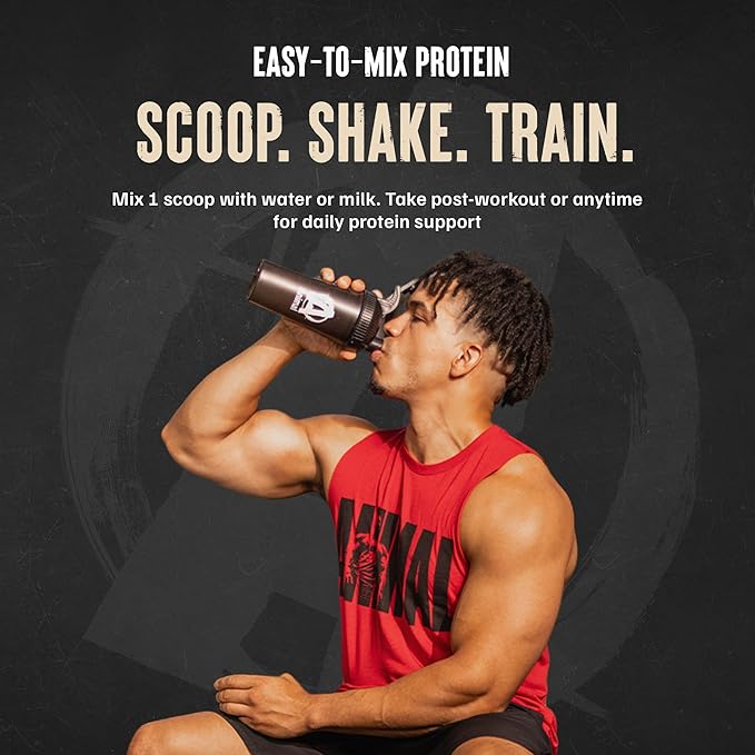 Animal 100% Whey Protein Powder – Whey Blend for Pre Workout or Post Workout Recovery or an Anytime Low Sugar Protein Boost Meal Replacement with BCAA Branched Chain Amino Acids – Chocolate 4 lb