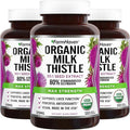 FarmHaven USDA Organic Milk Thistle Capsules | 30X Concentrated Seed Extract &amp 80% Silymarin Standardized - Supports Liver Function and Overall Health | Non-GMO | 360 Vegan Capsules