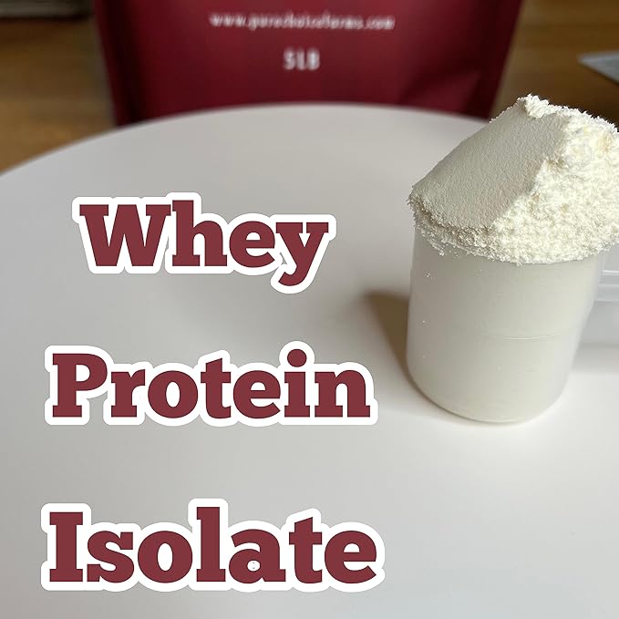 Pure Choice Chocolate Whey Protein Isolate Powder 28g Protein Undenatured Whey 3 Ingredients No Fillers Or Artificial Sweeteners (Chocolate 2 lb)
