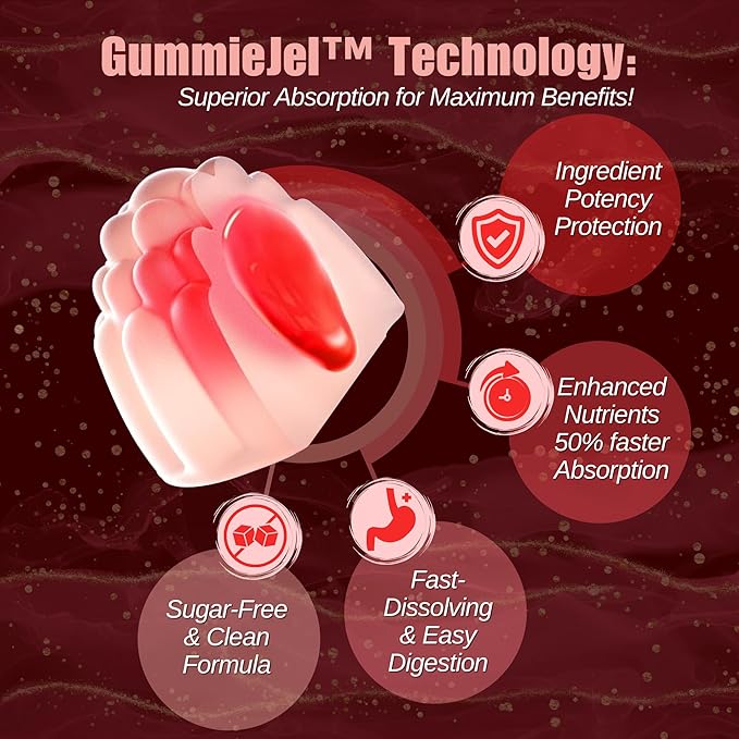 Multi Collagen Gummies Hydrolyzed Type I II III V X Plus Resveratrol Hyaluronic Acid &amp Biotin Gummies for Hair Skin and Nails Vitamins | Multi Collagen Peptides | Sugar Free