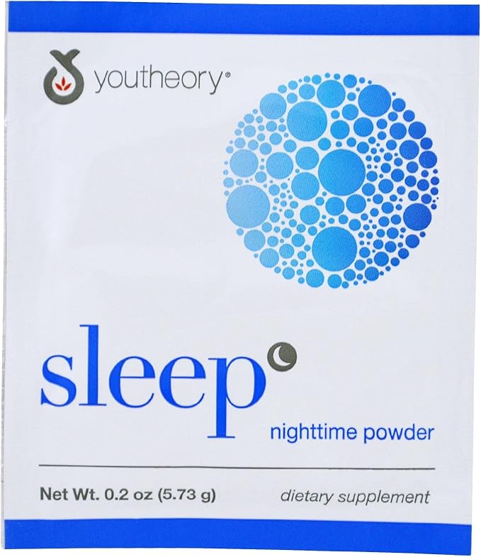 YOUTHEORY Sleep Powder Advanced Packets 21 Count 0.02 Pound
